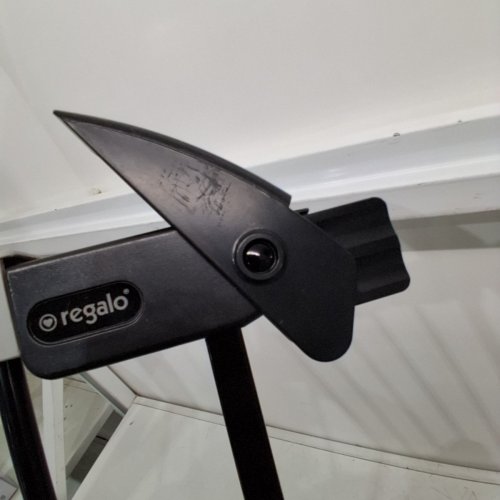 REGALO EASY STEP ADJUSTABLE EXTRA WIDE METAL SAFETY GATE, 30" X 29" - 49" - BLACK (MODEL: 1164EBDS) image 5