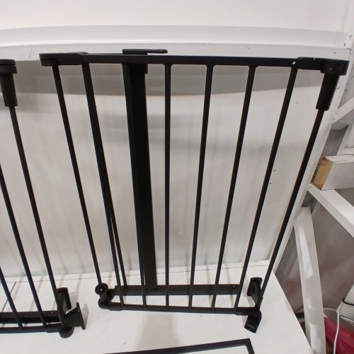 REGALO HOME ACCENTS WIDESPAN BABY GATE - 28" - BLACK (MODEL: 1176 B DS) image 3