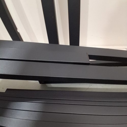 VASAGLE HEAVY DUTY PLATFORM METAL BED FRAME WITH UNDERBED STORAGE - KING - BLACK (MODEL: RMB654D02) image 6
