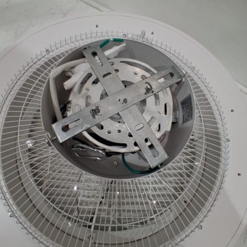 LEDIARY MODERN ENCLOSED BLADE FLUSH MOUNT CEILING FAN WITH LIGHTS AND REMOTE AND APP CONTROL - 22" - 3000-6000K - 3000LM - 6 SPEEDS - WHITE (MODEL: Y23FSD0032-1801) image 3