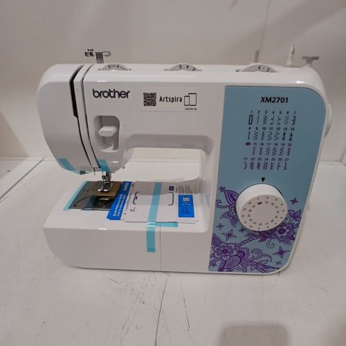 BROTHER LIGHTWEIGHT FULL-FEATURED ELECTRIC SEWING MACHINE - WHITE (MODEL: XM2701) image 4