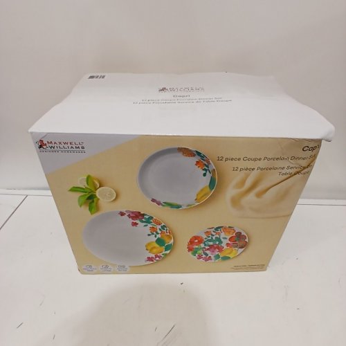 12PC MAXWELL & WILLIAMS CAPRI DINNERWARE SET - MULTI COLOR FLORAL (MODEL: 1041712) image 6