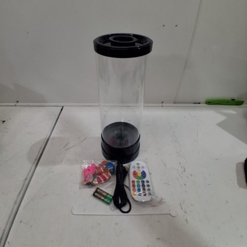 SENCU SENSORY BUBBLE FISH LAMP WITH REMOTE CONTROL - 11.35" H - BLACK image 3