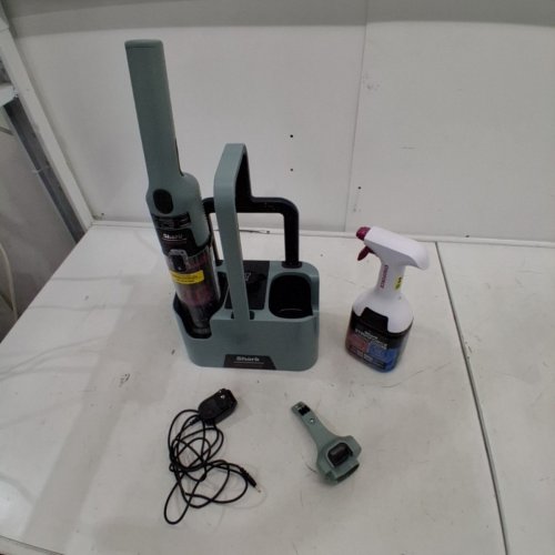 SHARK STAINFORCE CORDLESS HANDHELD CARPET/UPHOLSTERY STAIN CLEANER - GREEN (MODEL: HX101C) image 3