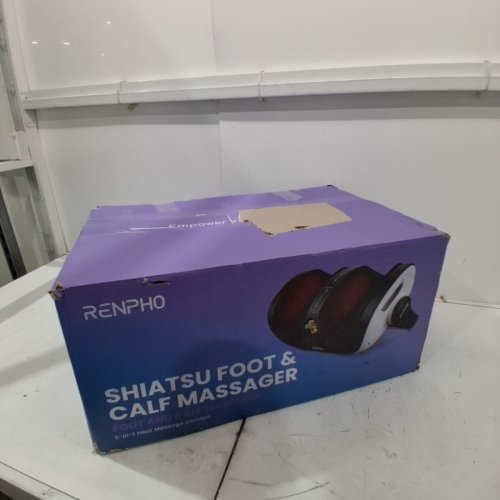RENPHO FOOT MASSAGER, SHIATSU FOOT MASSAGER MACHINE WITH HEAT AND REMOTE, DEEP KNEADING AND ROLLING CALF MASSAGE, LEG MASSAGER WITH HANDLE (MODEL: R-D001R) image 5