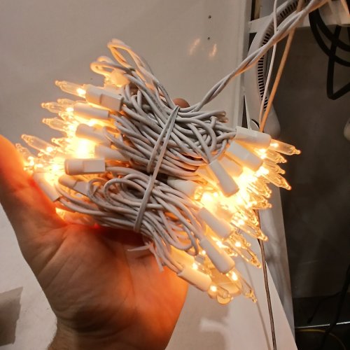 FGEDECORJOIE ULTRA BRIGHT LIGHTS FOR INDOOR/OUTDOOR - 100 LIGHTS - CLEAR WHITE image 2