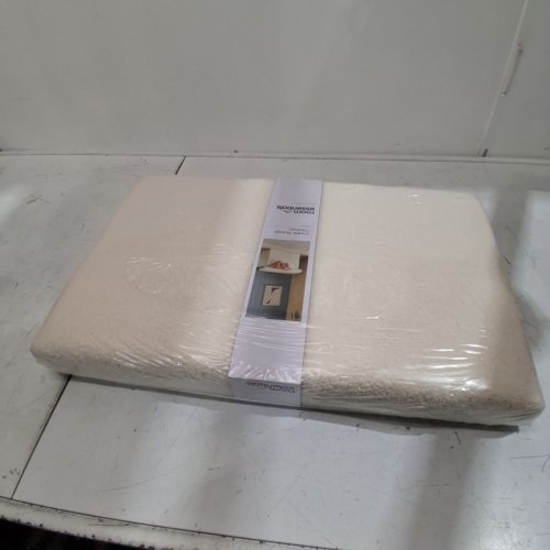ROOM ESSENTIALS COLLAPSIBLE DOUBLE DORM STORAGE OTTOMAN - 15" H X 15" W X 24" L - CREAM BEIGE (MODEL: 0099) image 3