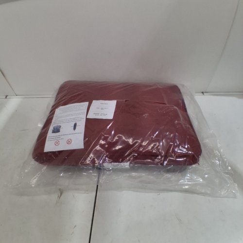 BIG READING BED PILLOW - 18" X 24" - BURGUNDY/RED image 2