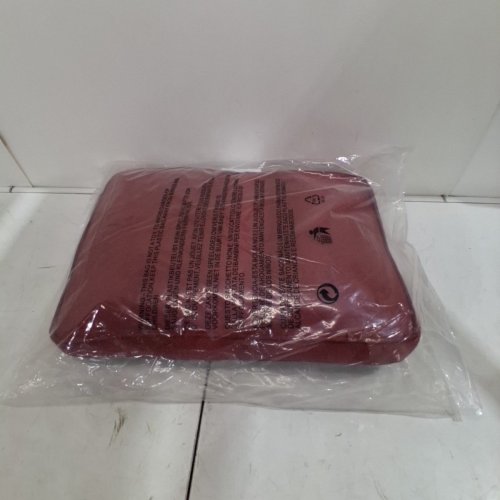 BIG READING BED PILLOW - 18" X 24" - BURGUNDY/RED image 4