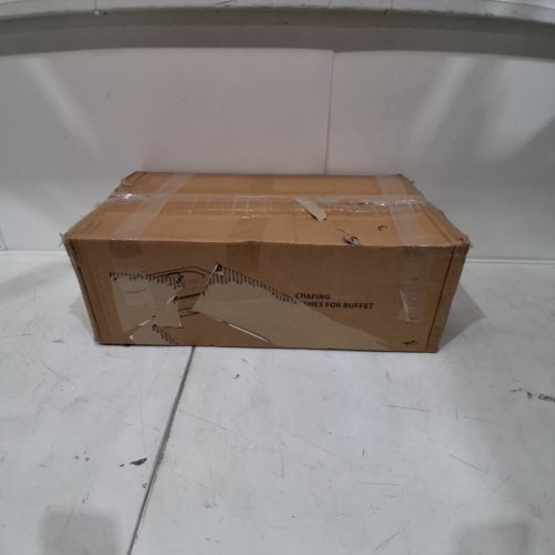 2PK BUFFET CHAFING DISHES - 14" X 22" - GOLD-SILVER (MODEL: CLF011) image 7