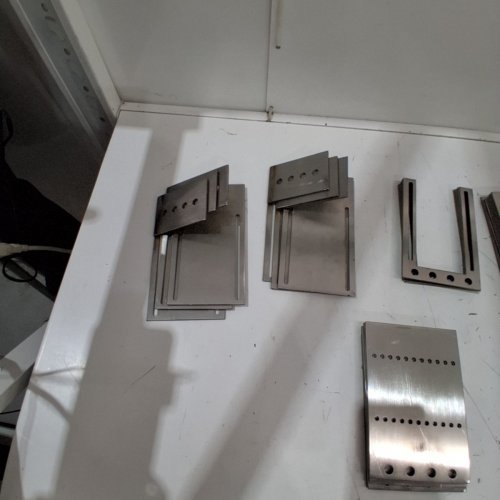 24PC METAL BRACKETS AND PLATES - SILVER image 4