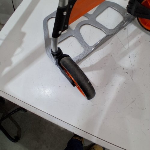 FOLDING HAND TRUCK - 275LB CAPACITY - ORANGE/BLACK (MODEL: GZS100AT) image 3
