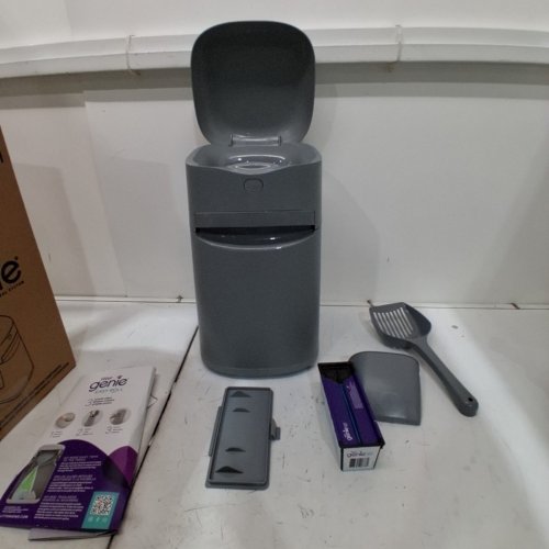 LITTER GENIE EASY ROLL PAIL WITH EASY ROLL REFILL- 17.5" - GREY (MODEL: 666594/I000371) image 2
