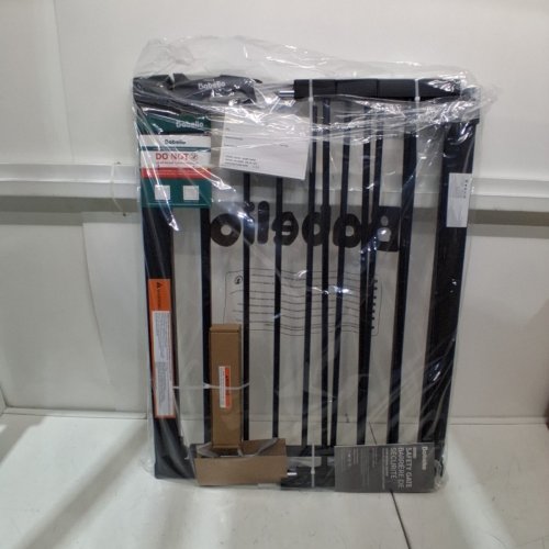 BABELIO PRESSURE MOUNTED METAL BABY GATE - 30" X 26"- 40" - BLACK (MODEL: CB-M-101) image 2