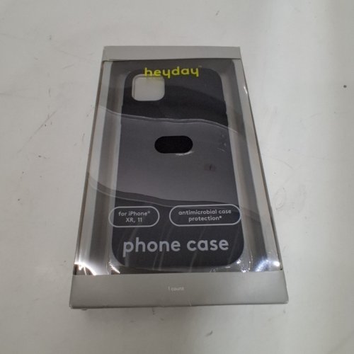 HEYDAY SILICONE PHONE CASE FOR IPHONE 11/XR - BLACK image 3