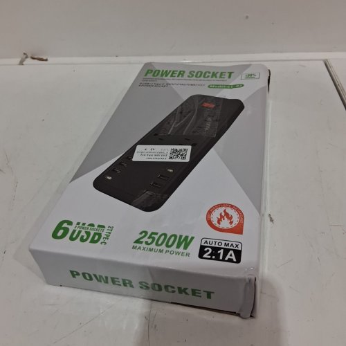 POWER STRIP WITH USB PORTS - 74" - BLACK (MODEL: CY-03) image 4
