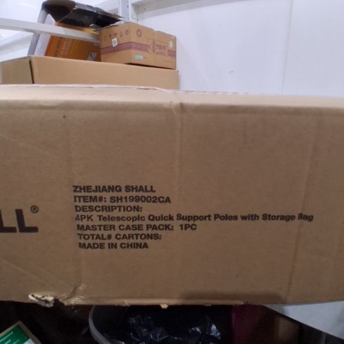 4PK SHALL ADJUSTABLE TELESCOPIC CABINET JACK QUICK SUPPORT POLE WITH BAG - 54" - 114" - 154LB MAX LOAD - BLUE/BLACK (MODEL: SH199002CA) image 4