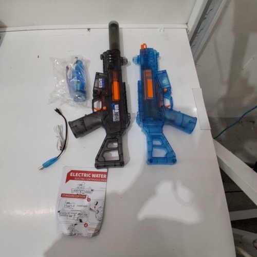 2K SUZUTOY TRENDY TOYS ELECTRIC WATER GUN SET - BLUE AND BLACK image 3