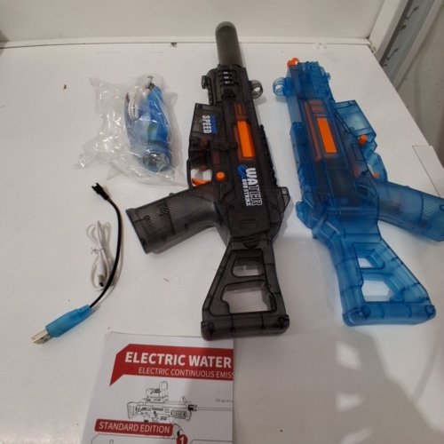 2K SUZUTOY TRENDY TOYS ELECTRIC WATER GUN SET - BLUE AND BLACK image 4