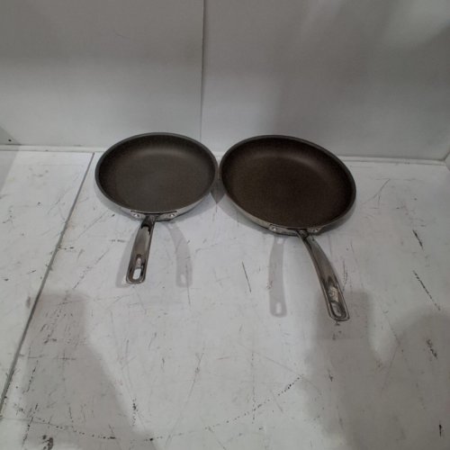 2PC VIKING PUREGLIDE PRO 3-PLY FRYING PAN SET - 9.5" & 11" - STAINLESS STEEL image 2