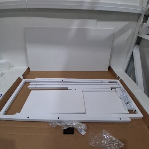 PAMRAY COMPUTER DESK WITH SHELVES - 32" - WHITE (MODEL: S19) image 3