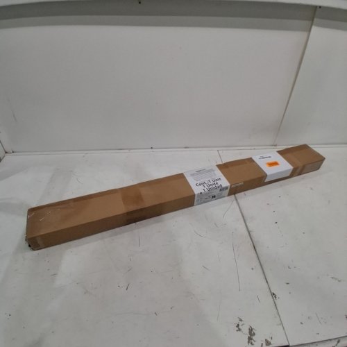 AMAZON BASICS ADJUSTABLE INDOOR/OUTDOOR TENSION CURTAIN ROD - 42" TO 72" - NICKLE image 4