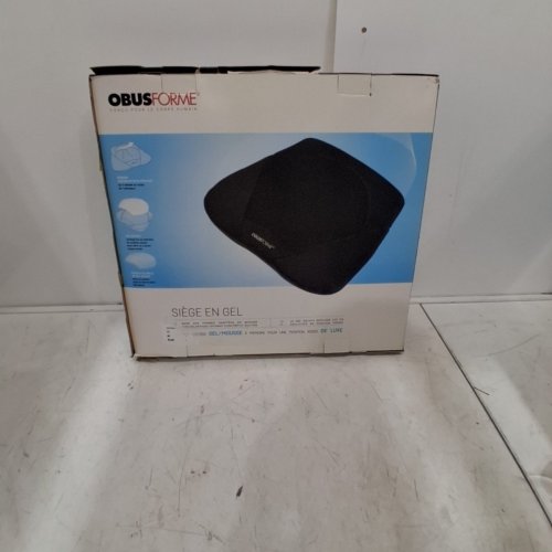 OBUSFORME GEL SEAT CUSHION - 14" - BLACK image 3