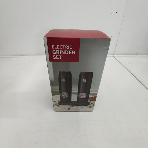 CIRCLE JOY BATTERY OPERATED ELECTRIC GRINDER SET - BLACK image 3
