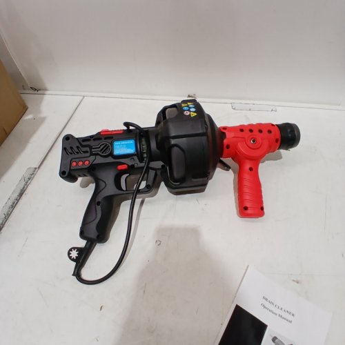 UNBRANDED ELECTRIC DRAIN CLEANER PIPE DREDGER TOOL - 110V, 60HZ - 0-560RPMD, 3/4~2" image 2