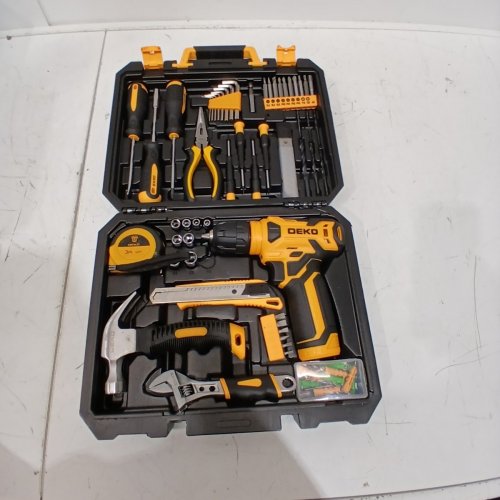 125PC DEKO MULTI-PURPOSE TOOL KIT - BLACK / ORANGE image 3