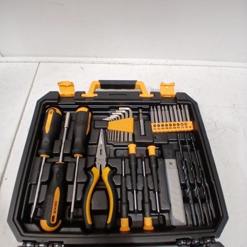 125PC DEKO MULTI-PURPOSE TOOL KIT - BLACK / ORANGE image 4