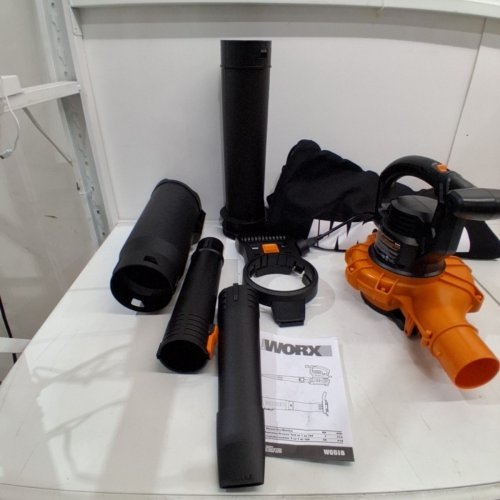 WORX ELECTRIC CODRED LEAF BLOWER AND VACUUM - 120V 12A 160/250 MPH 400 CFM - BLACK/ORANGE (MODEL: WG518) image 4