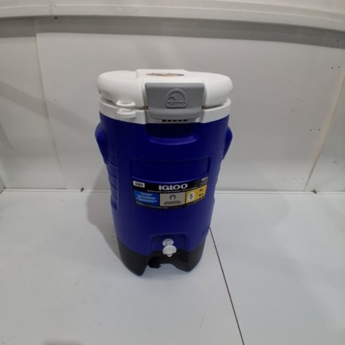 IGLOO SPORT ROLLING COOLER 20QT - BLUE/WHITE image 2