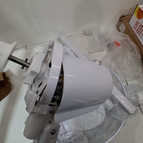 TOOLTECH 3-SPEED OSCILLATING PEDESTAL FAN - 16" - WHITE (MODEL: 100077) image 6