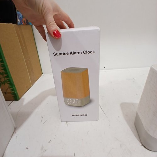SUNRISE ALARM CLOCK - WHITE LINEN (MODEL: SM-02) image 5