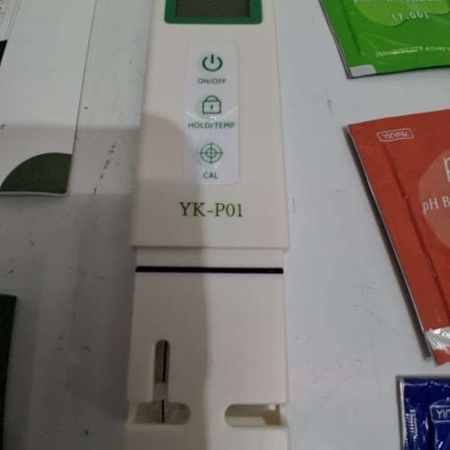 YINMIK DIGITAL WATER PH TESTER AND THERMOMETER FOR HYDROPONICS AND AQUARIUMS - GREEN (MODEL: YK-P01) image 3