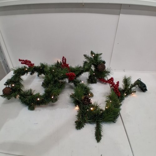 HOLIDAY TIME PRE-LIT LEXINGTON GARLAND - 9FT image 2