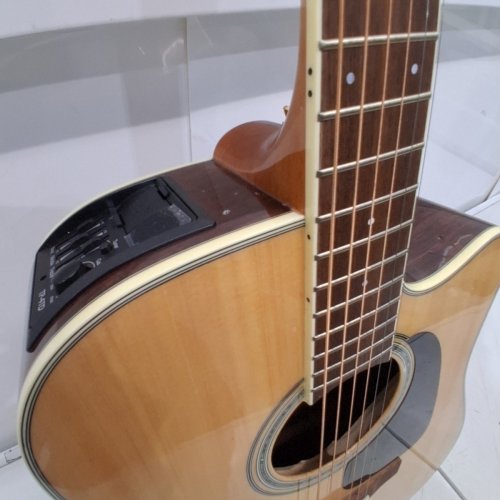 TAKAMINE DREADNOUGHT CUTAWAY ACOUSTIC-ELECTRIC GUITAR - RIGHT-HANDED - NATURAL (MODEL: GN51CE-NAT) image 8