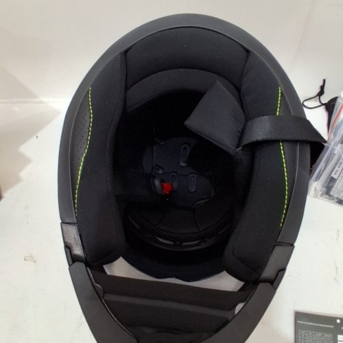 ADULTS UNISEX JIEKAI MODULAR MOTORCYCLE/MOTOCROSS HELMET - FLIP UP ABS VISOR - XL - MATTE BLACK (MODEL: JK-902) image 4