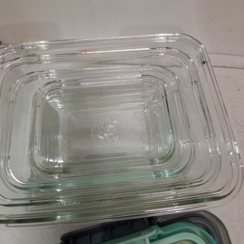 14PC ELLO COLOR LOCK MIXED GLASS MEAL PREP FOOD STORAGE CONTAINERS - ASSORTED COLORS (MODEL: 1969922) image 3