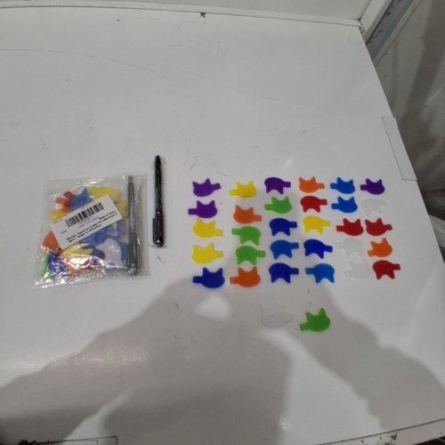 64PC REUSABLE WRITABLE LABELS FOR CABLE/WIRE MANAGEMENT AND IDENTIFICATION - ASSORTED COLOURS image 3