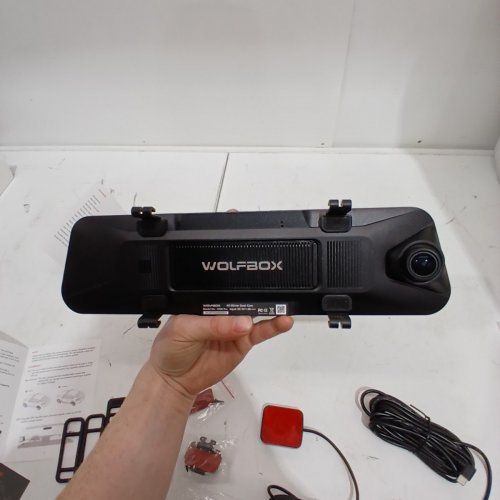 WOLFBOX REARVIEW MIRROR DASH CAM WITH BACKUP CAMERA - 12" TOUCH SCREEN (MODEL: G900 PRO) image 6