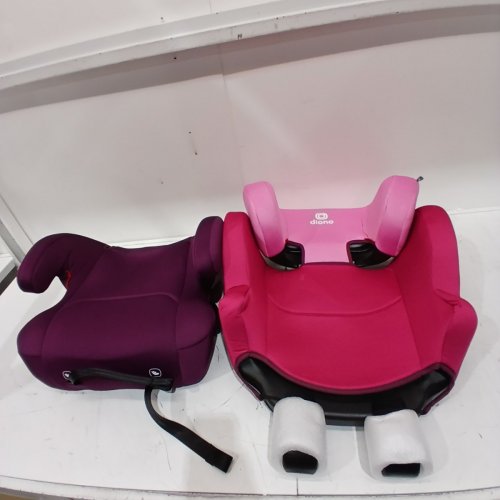DIONO CAMBRIA 2 XL DUAL LATCH CONNECTORS 2-IN-1 BELT POSITIONING BOOSTER SEAT HIGH BACK & BACKLESS BOOSTER - PINK (MODEL:31212-NA-01) image 3
