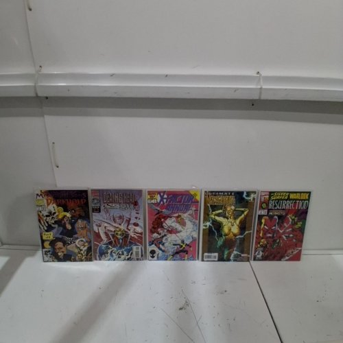 10 ASSTD MARVEL COMIC BOOKS - WARLOCK #2,3,4,5,6, X-FACTOR ANNUAL #1, DARKHOLD #1, DEATH'S HEAD II #1, SILVER SURFER/WARLOCK RESURRECTION #3, AND ULTIMATE VISION #1 - VARIOUS AUOTHORS image 3