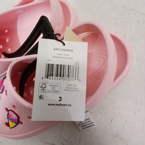 GIRL'S GEORGE STAR CLOG -3 - PINK (STYLE: 64CLOGM26) image 4