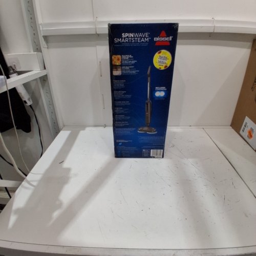 BISSELL SPINWAVE SMARTSTEAM SCRUBBING & SANITIZING SPIN MOP - 1380W - GREY/BLUE (MODEL: 3712C) image 6