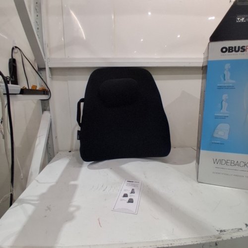 OBUSFORME WIDEBACK BACKREST SUPPORT - 19" X 8" X 22" - BLACK (MODEL: WB-BLK-CB) image 2