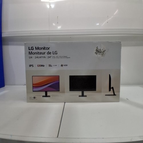 LG MONITOR - 24" IPS 120HZ 1MS HDR - BLACK (MODEL: 24U41YA) image 5