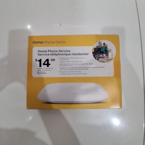 OOMA PHONE GENIE HOME PHONE SERVICE - 5 V 3A - WHITE (MODEL: TELO106) image 7