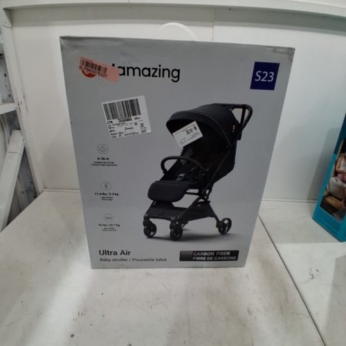 MAMAZING ULTRA AIR FOLDING BABY STROLLER - BLACK (MODEL: LS01) image 4